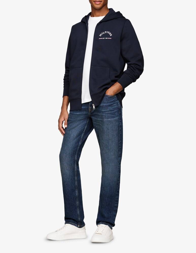 Tommy Hilfiger Felpa Con Cappuccio E Zip Roundall Logo