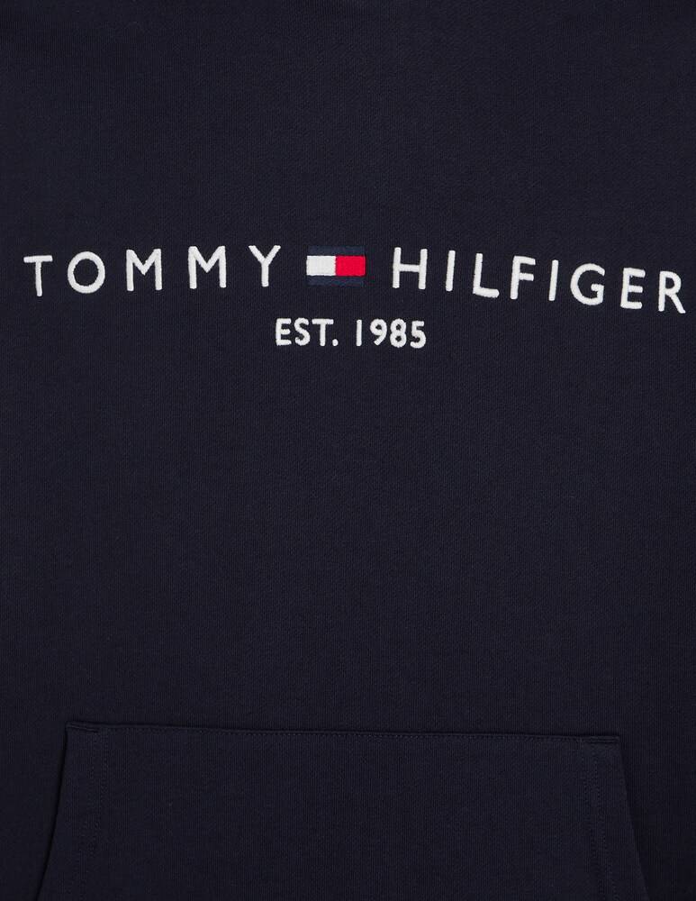 Tommy Hilfiger Felpa Con Cappuccio Logo Scritta Flag
