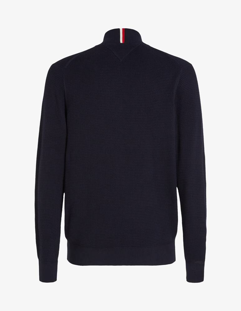 Tommy Hilfiger Felpa Con Zip Struttura