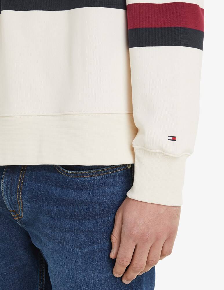 Tommy Hilfiger Felpa Girocollo Monotype Color Block