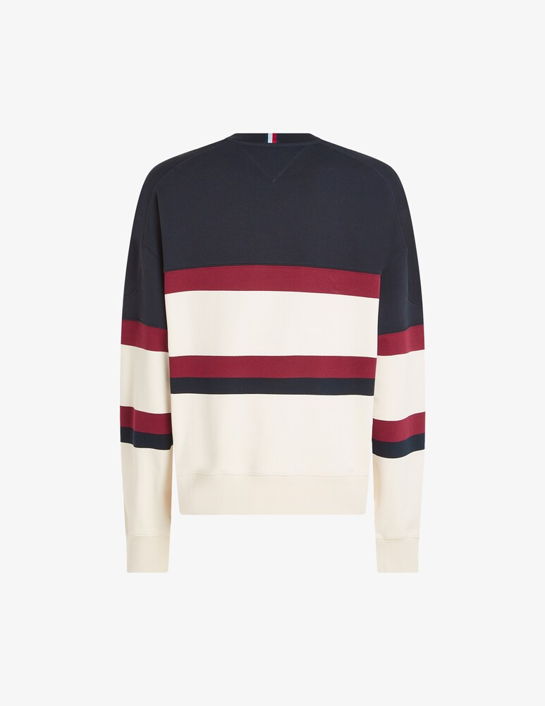 Tommy Hilfiger Felpa Girocollo Monotype Color Block