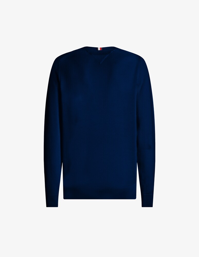 Tommy Hilfiger Maglia Girocollo Chain Ridge Structure