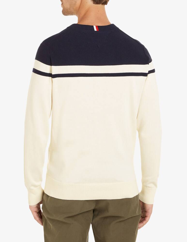 Tommy Hilfiger Maglia Girocollo Colorblock Graphic