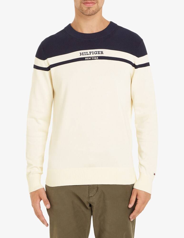 Tommy Hilfiger Maglia girocollo colorblock graphic