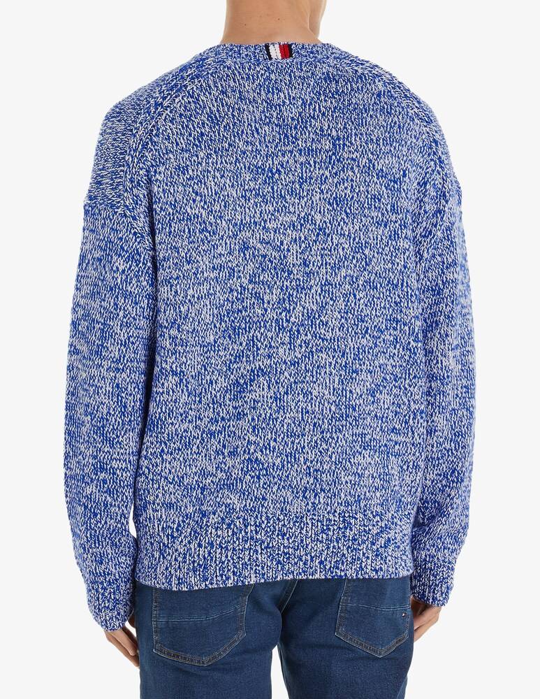 Tommy Hilfiger Maglia Girocollo Slub Mouline Logo