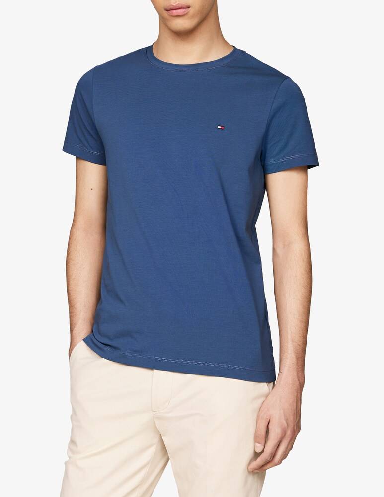 Tommy Hilfiger Maglietta loghino stretch slim