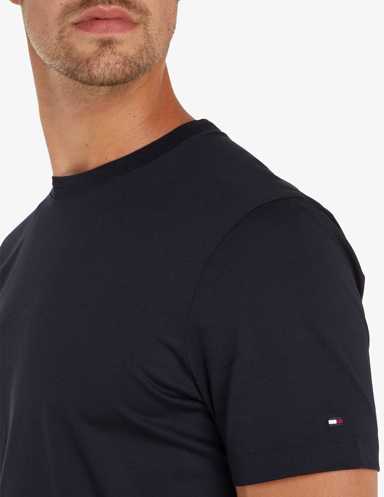 Tommy Hilfiger Maglietta Mercerized Loghino Manica