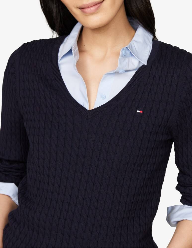Tommy Hilfiger Maglione In Misto Cotone