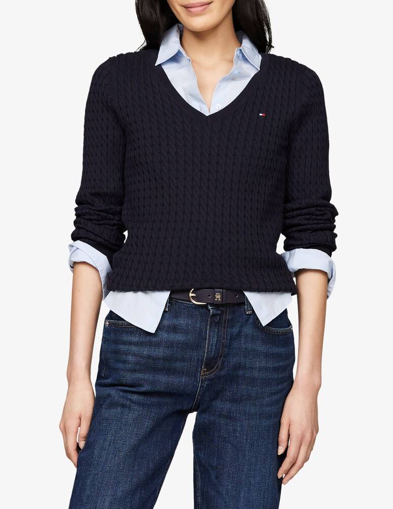 Tommy Hilfiger Maglione in misto cotone