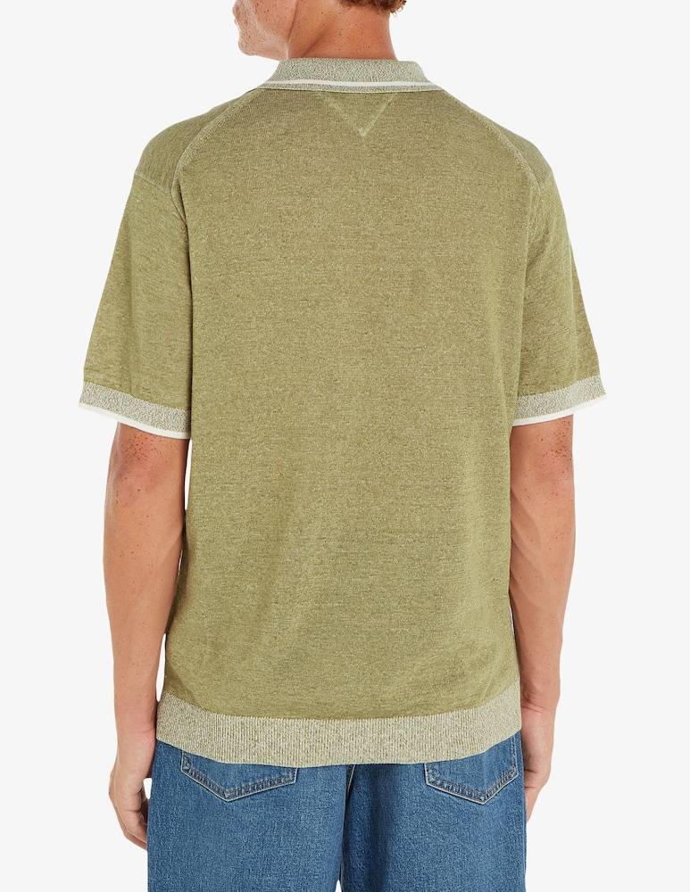 Tommy Hilfiger Polo Misto Lino Revere