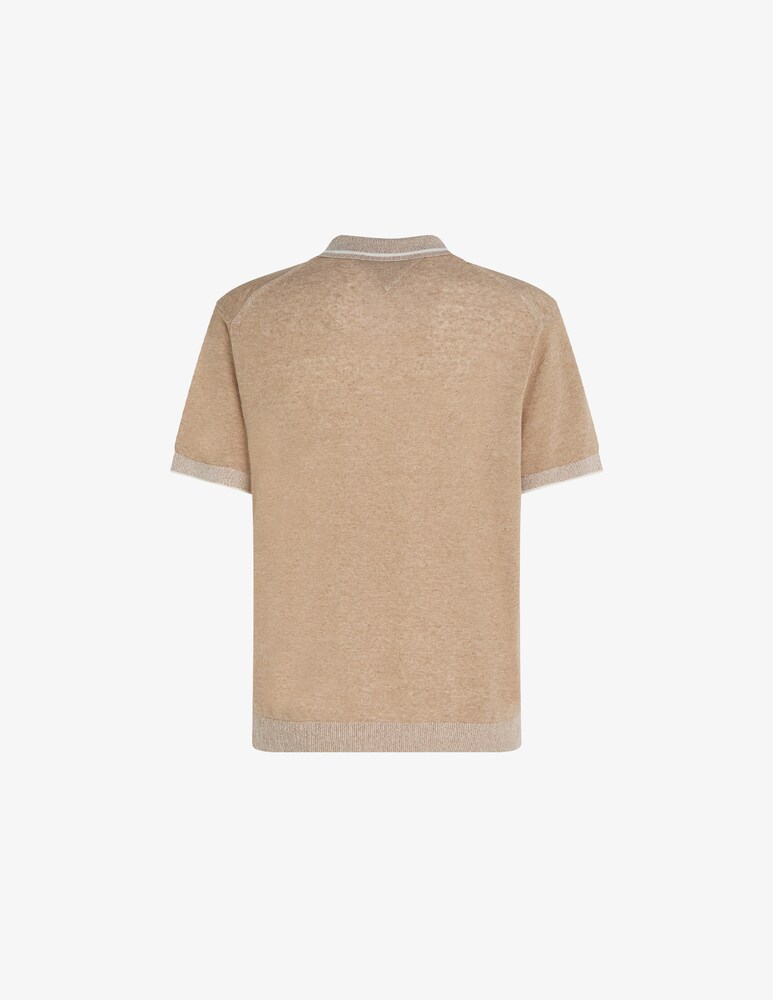 Tommy Hilfiger Polo Misto Lino Revere
