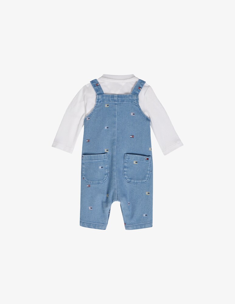 Tommy Hilfiger Set Salopette E T-shirt