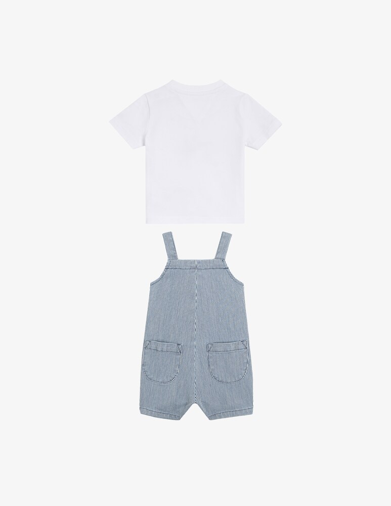 Tommy Hilfiger Set Salopette E T-shirt