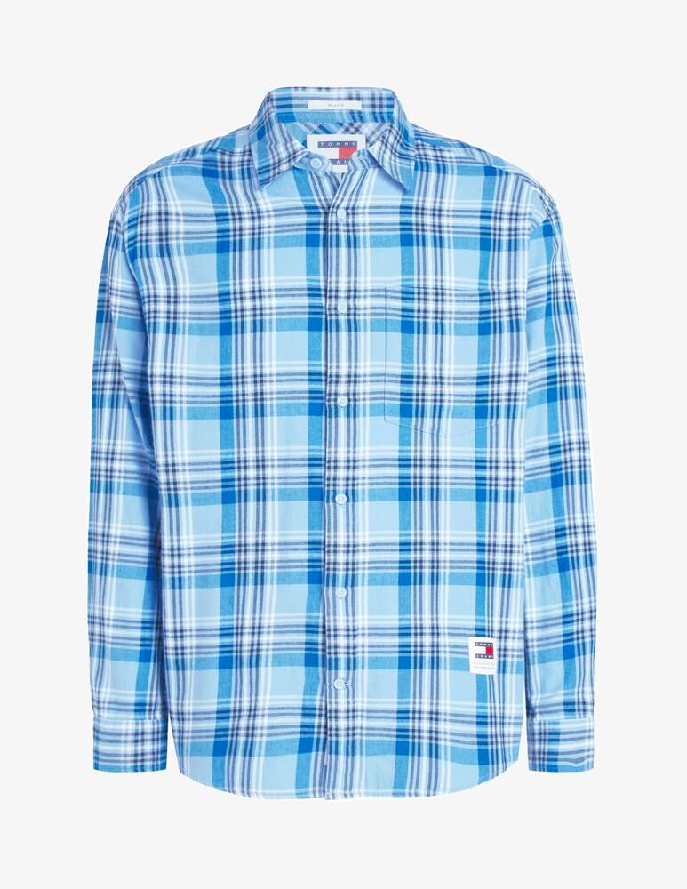 Tommy Jeans Camicia Maniche Lunghe Check Flanellina