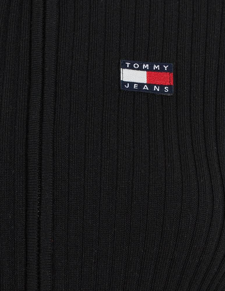 Tommy Jeans Cardigan A Coste Con Zip
