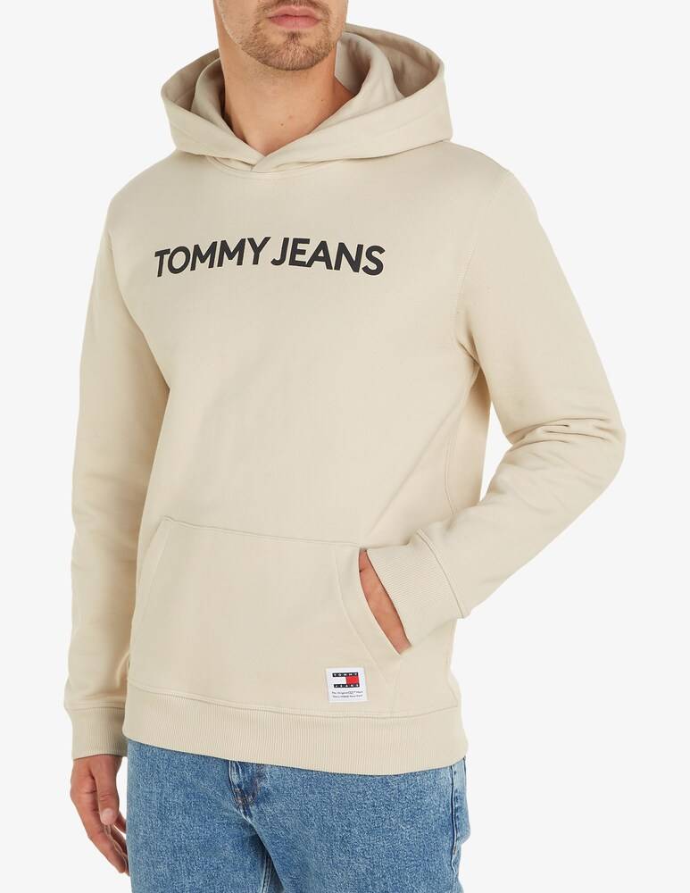 Tommy Jeans Felpa con cappuccio big logo linear