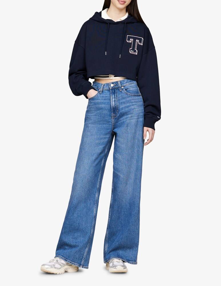 Tommy Jeans Felpa Con Cappuccio In Cotone