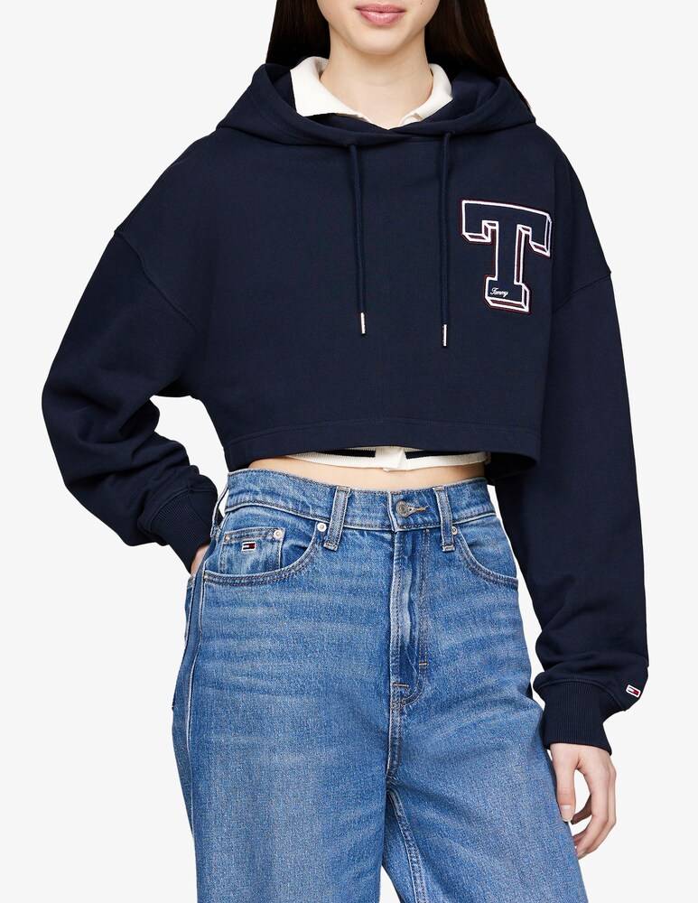 Tommy Jeans Felpa con cappuccio in cotone