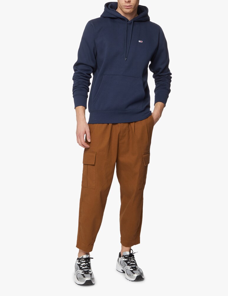 Tommy Jeans Felpa Con Cappuccio Patch Bandierina