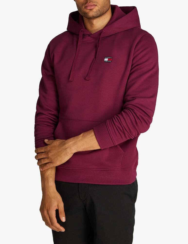 Tommy Jeans Felpa con cappuccio regular fit badge