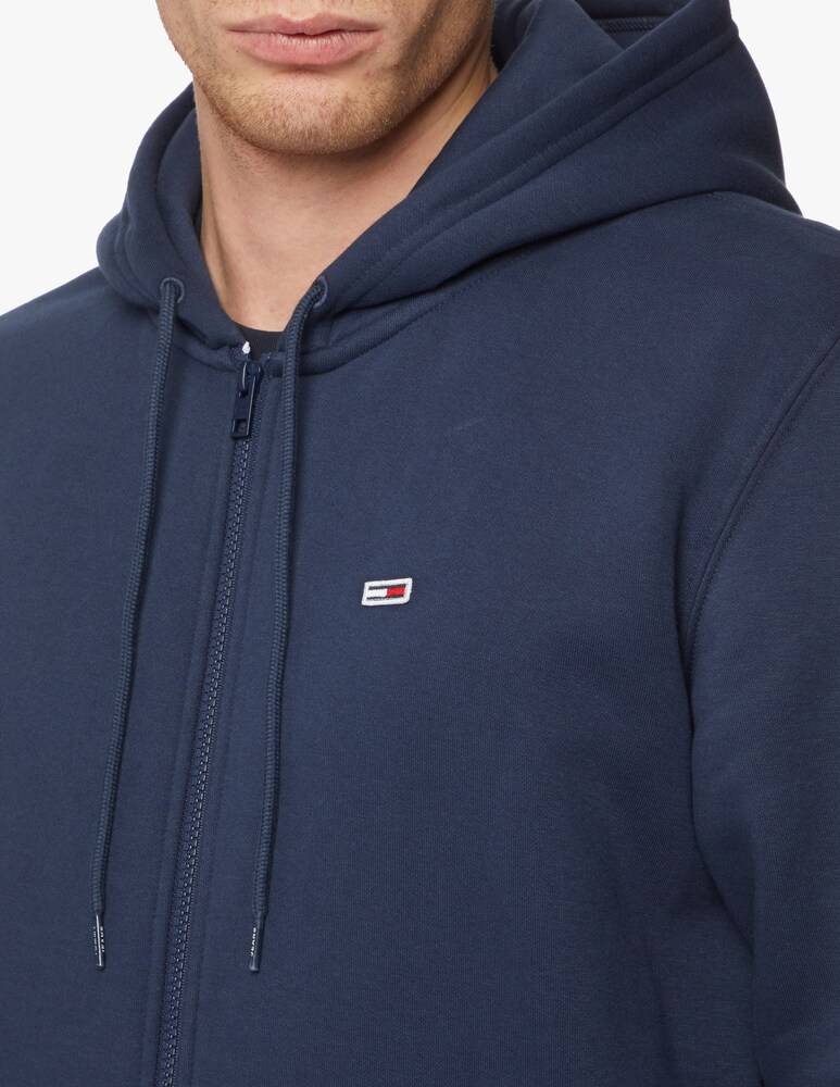 Tommy Jeans Felpa Con Zip Patch Bandierina