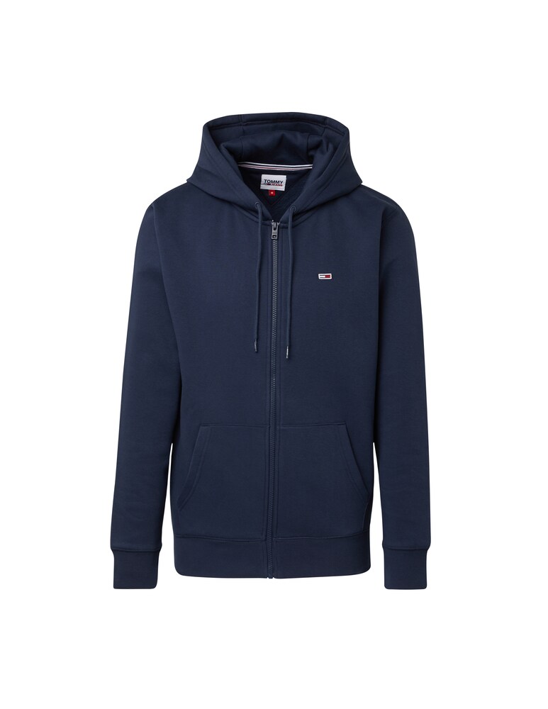 Tommy Jeans Felpa Con Zip Patch Bandierina