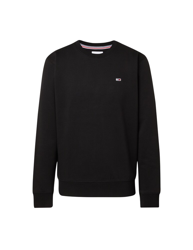 Tommy Jeans Felpa Girocollo Patch Bandierina