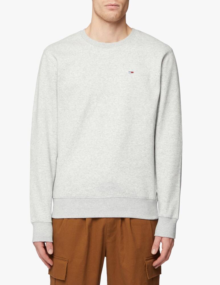 Tommy Jeans Felpa girocollo patch bandierina