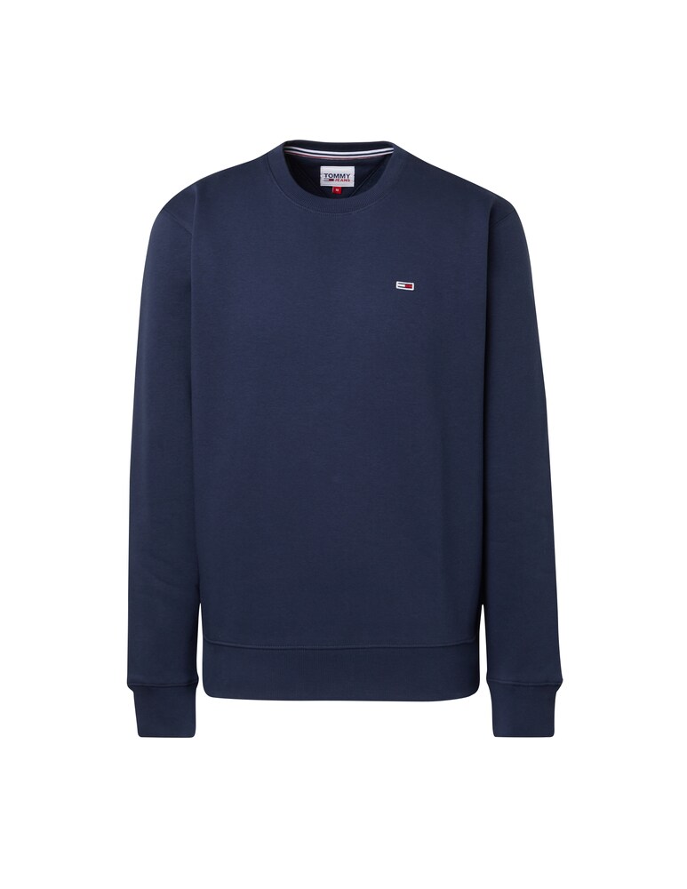 Tommy Jeans Felpa Girocollo Patch Bandierina