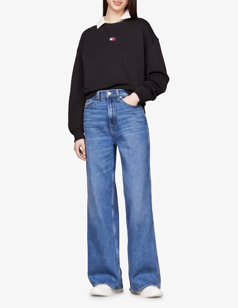 Tommy Jeans Felpa In Cotone