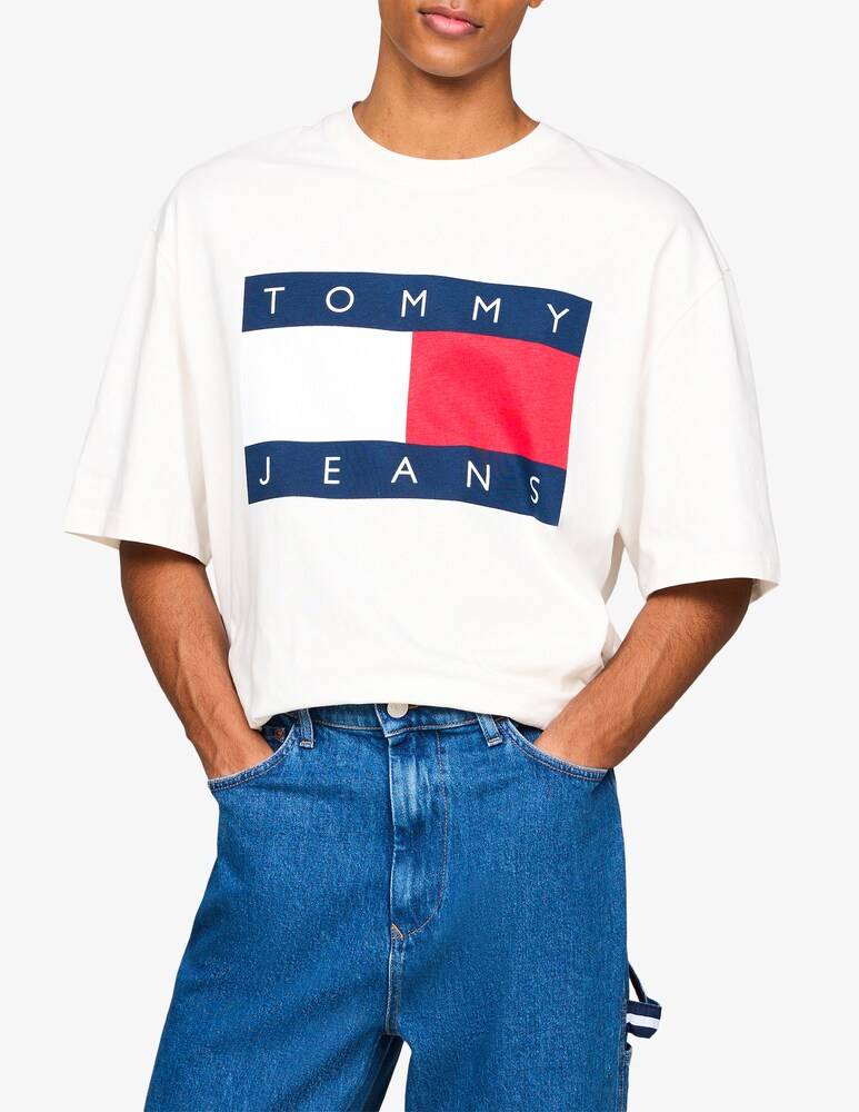 Tommy Jeans Maglietta oversize big flag