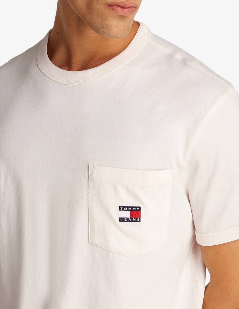 Tommy Jeans Maglietta Regular Fit Con Taschino