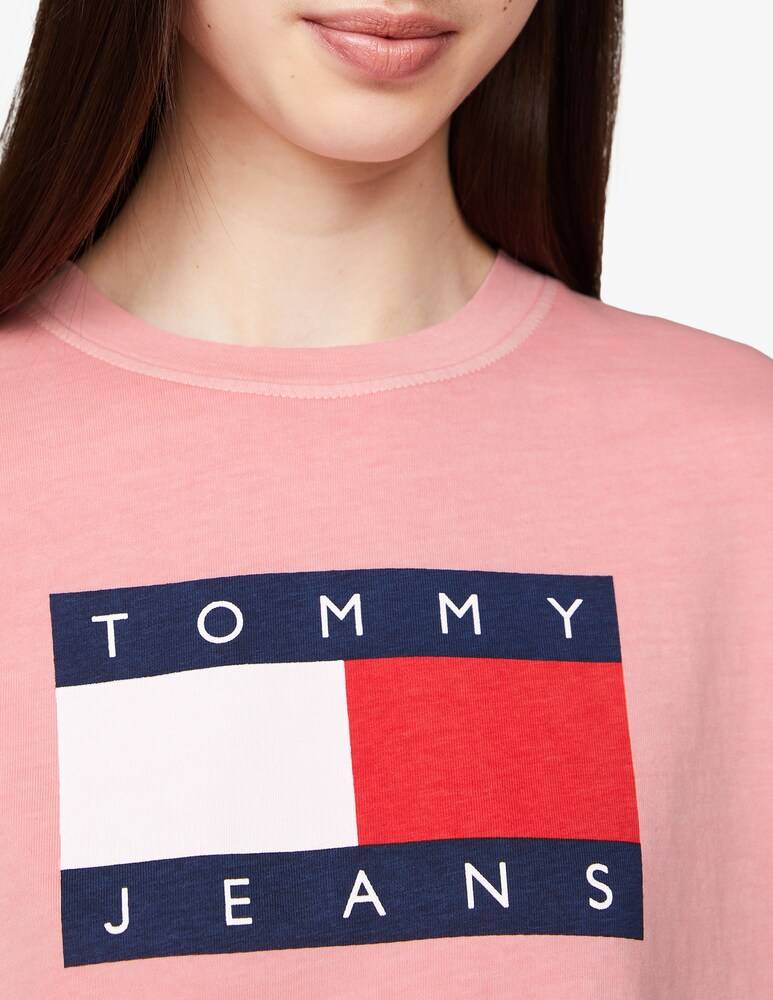 Tommy Jeans T-shirt In Cotone