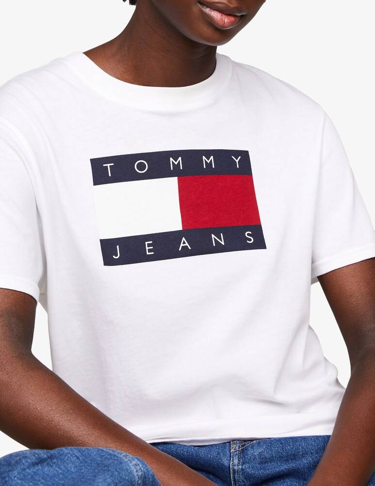 Tommy Jeans T-shirt In Cotone