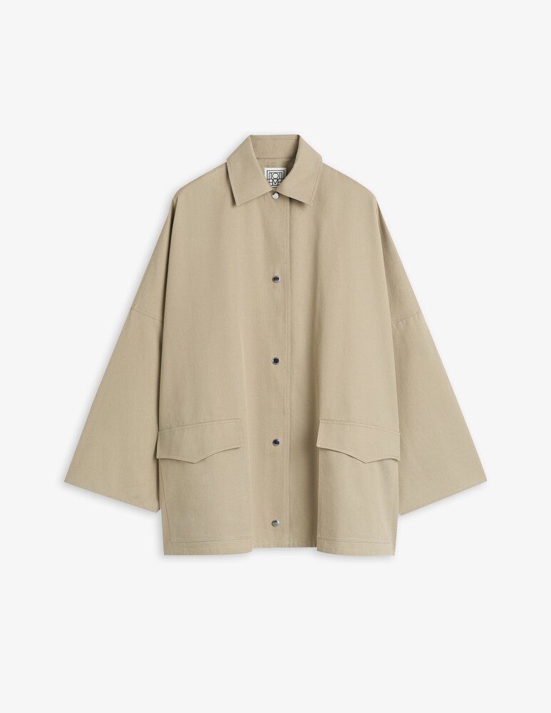 TOTEME Giacca overshirt in twill di cotone