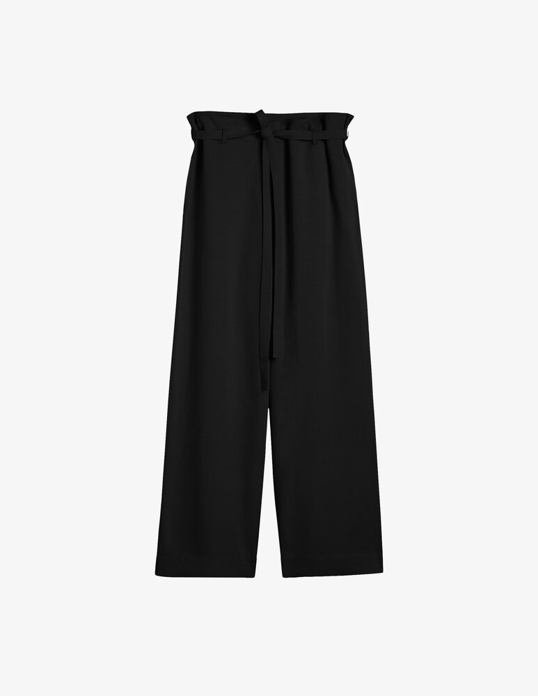 TOTEME Pantaloni fluidi con lacciin vita