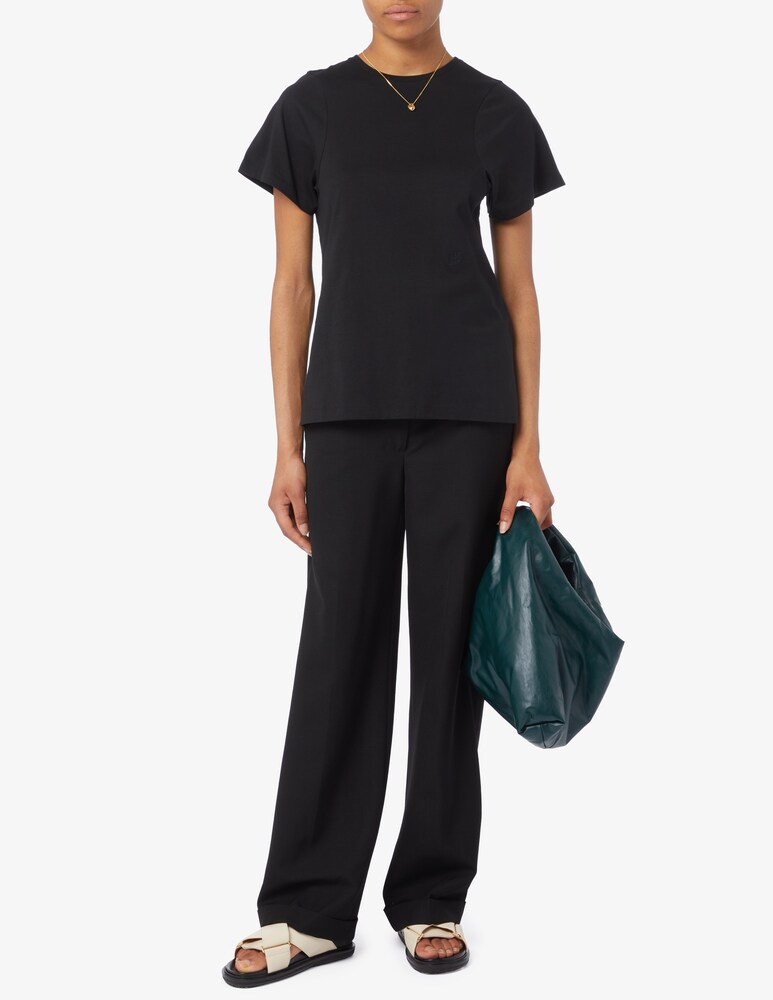 TOTEME T-shirt Con Cuciture Curved