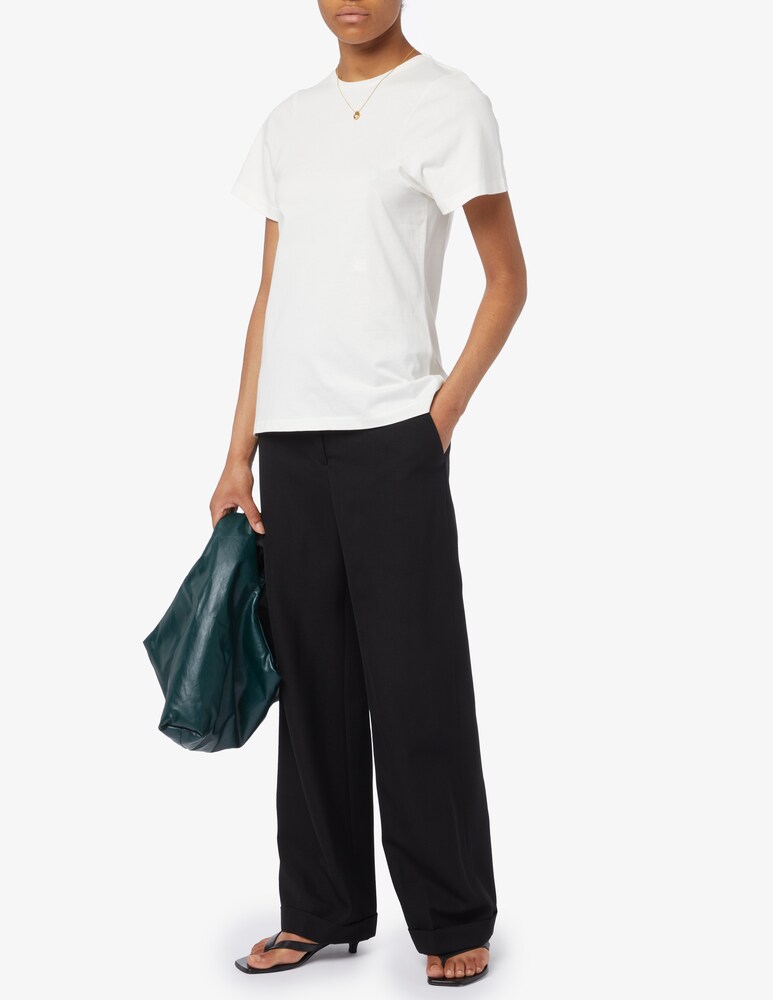 TOTEME T-shirt Con Cuciture Curved