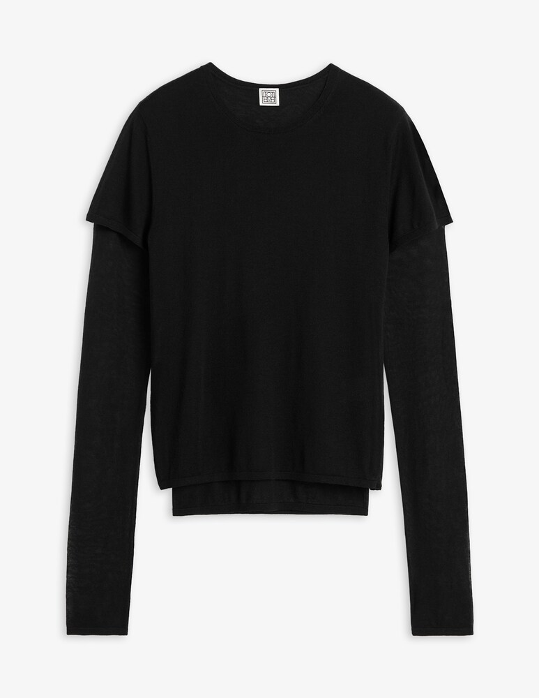 TOTEME T-shirt in maglia a strati