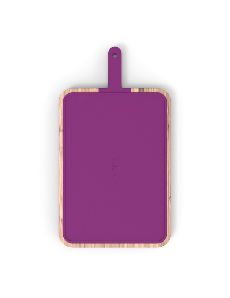 Trebonn Artù Tagliere In Bambù Con Coltello Chef - Viola