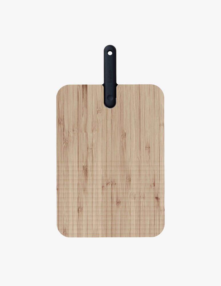 Trebonn Artù Tagliere In Bambù Con Coltello Da Pane - Nero
