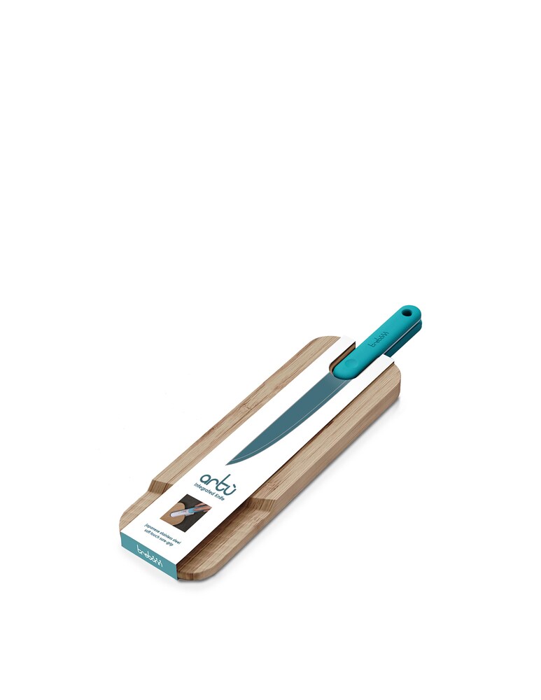 Trebonn Artù Tagliere In Bambù Con Coltello Salame - Azzurro