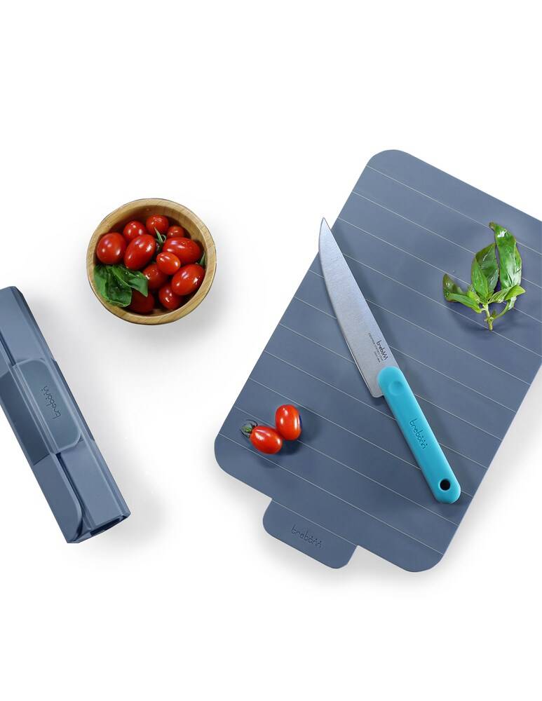Trebonn Roll Tagliere Arrotolabile Con Clip Magnetica - Blu