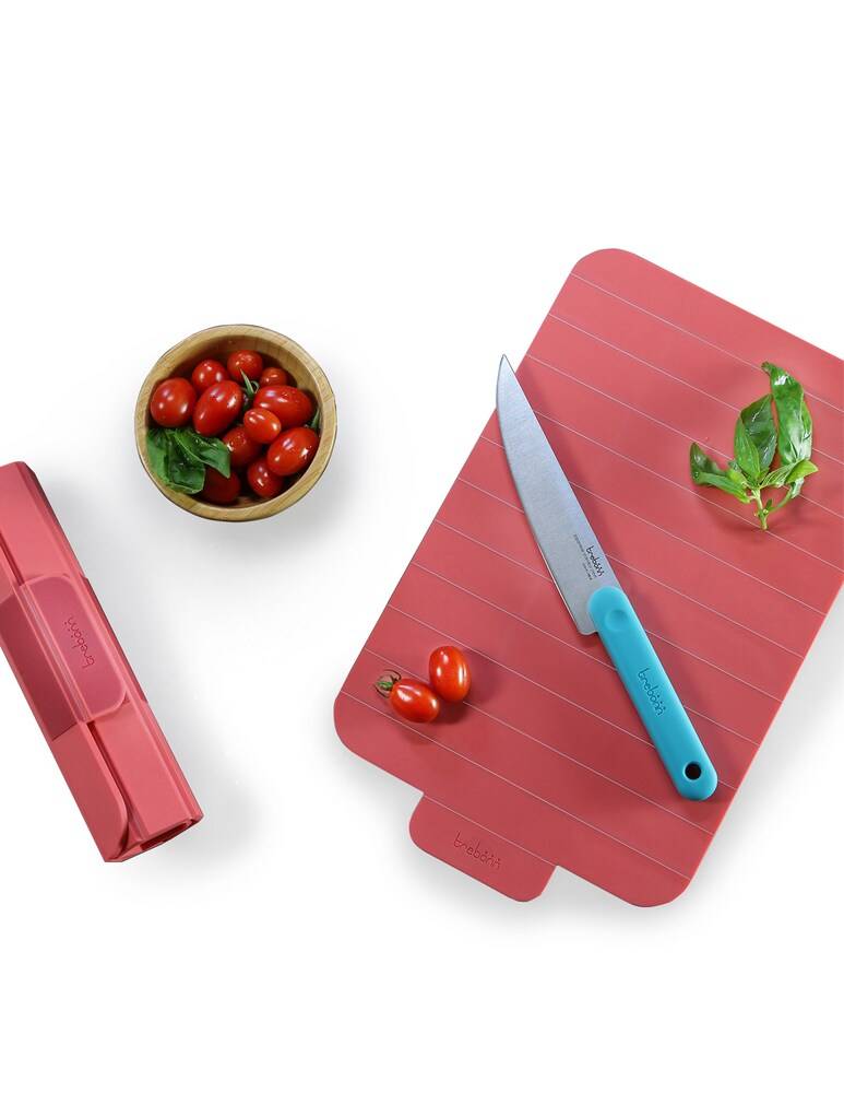 Trebonn Roll Tagliere Arrotolabile Con Clip Magnetica - Arancione