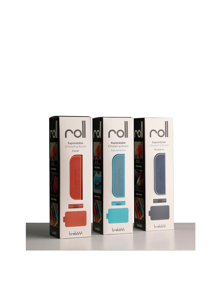 Trebonn Roll Tagliere Arrotolabile Con Clip Magnetica - Arancione