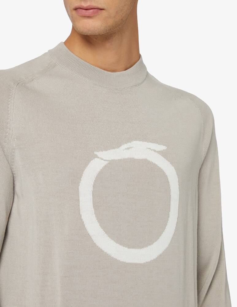 Trussardi Maglia Girocollo Misto Lana