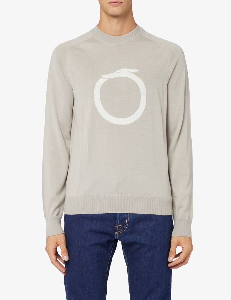 Trussardi Maglia girocollo misto lana