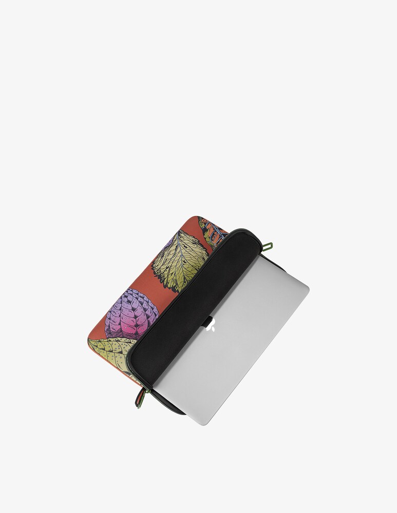 Tucano Sleeve Schizzo Foglie Custodia Mb 16" Arancio