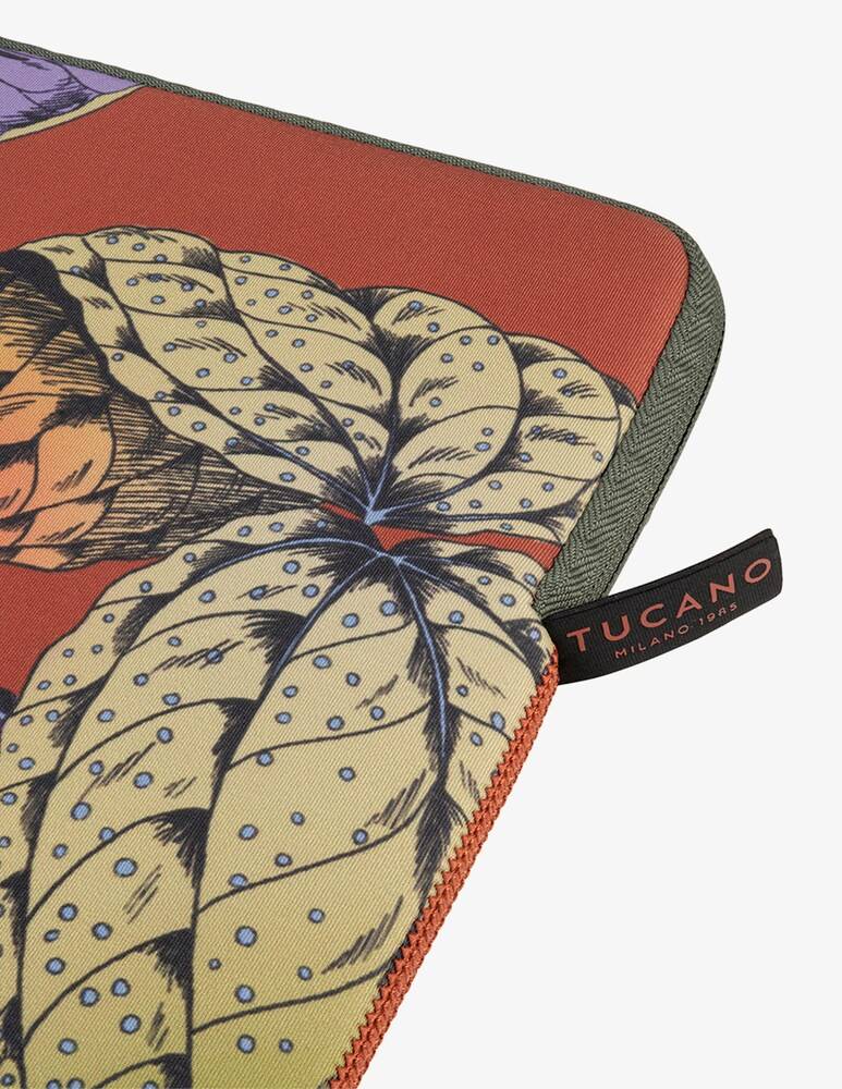 Tucano Sleeve Schizzo Foglie Custodia Mb 16" Arancio