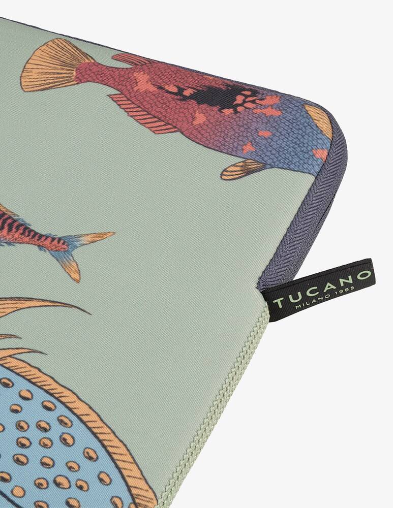 Tucano Sleeve Schizzo Pesci Custodia Mb 16" Verde